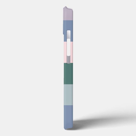 Fun en kleurrijke pasteelstrips met jouw naam Case-Mate iPhone case (Achterkant / Links)