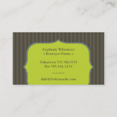 Fun en Modern Baby Boutique Visitekaartjes (Achterkant)