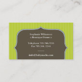 Fun en Modern Baby Boutique Visitekaartjes (Achterkant)