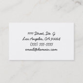 Fun en modern Visitekaartje (Achterkant)