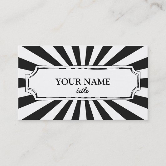 Fun en modern Visitekaartje (Voorkant)