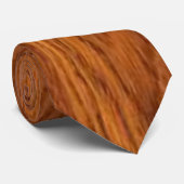 Fun en ongewoon houtaffect Necktie Stropdas (Opgerold)