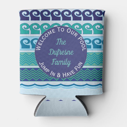 Fun en persoonlijke pool blikjeskoeler (Voorkant)