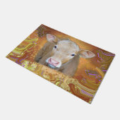 Fun en schattig klein kalf met grote ogen deurmat (Schuin)