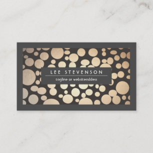 Fun en stijlvol Gold Pattern Modern Visitekaartje
