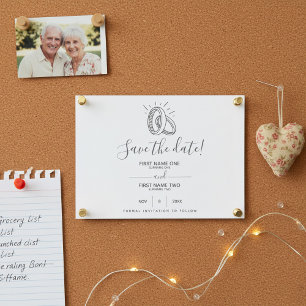 Fun- en stijlvolle bruiloft save the date