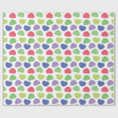 Fun en Trendy Poppit Pop-it harten design Cadeaupapier (Vlak)