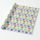 Fun en Trendy Poppit Pop-it harten design Cadeaupapier (Uitgerold)