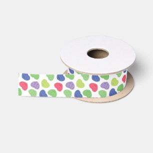 Fun en Trendy Poppit Pop-it harten design Satijnen Lint