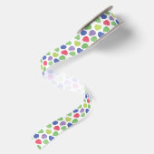 Fun en Trendy Poppit Pop-it harten design Satijnen Lint (Achterkant)