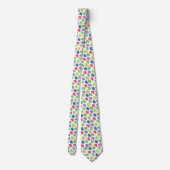 Fun en Trendy Poppit Pop-it harten design Stropdas (Achterkant)