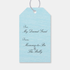 Fun en Unieke Blue Baby Boy Shower Favor Cadeaulabel