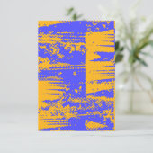 Fun en Vibrant Blank Invitation Kaart (Staand voorkant)