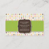 Fun en Whimsical Cupcake | Bakkerij-Visitekaartje Visitekaartje (Achterkant)