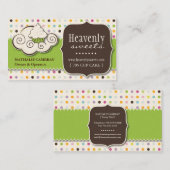 Fun en Whimsical Cupcake | Bakkerij-Visitekaartje Visitekaartje (Voorkant / Achterkant)