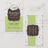 Fun en Whimsical Cupcake | Bakkerij-Visitekaartje Visitekaartje (Voorkant / Achterkant)