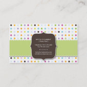 Fun en Whimsical Cupcake | Bakkerij-Visitekaartje Visitekaartje (Achterkant)