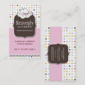 Fun en Whimsical Cupcake | Bakkerij-Visitekaartje Visitekaartje (Voorkant / Achterkant)