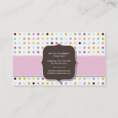 Fun en Whimsical Cupcake | Bakkerij-Visitekaartje Visitekaartje (Achterkant)