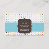 Fun en Whimsical Cupcake | Bakkerij-Visitekaartje Visitekaartje (Achterkant)