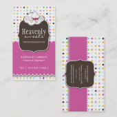 Fun en Whimsical Cupcake | Bakkerij-Visitekaartje Visitekaartje (Voorkant / Achterkant)