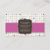 Fun en Whimsical Cupcake | Bakkerij-Visitekaartje Visitekaartje (Achterkant)