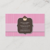 Fun en Whimsical Cupcake | Bakkerij-Visitekaartje Visitekaartje (Achterkant)