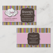 Fun en Whimsical Cupcake | Bakkerij-Visitekaartje Visitekaartje (Voorkant / Achterkant)