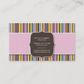 Fun en Whimsical Cupcake | Bakkerij-Visitekaartje Visitekaartje (Achterkant)