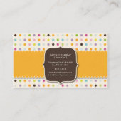 Fun en Whimsical Cupcake | Bakkerij-Visitekaartje Visitekaartje (Achterkant)