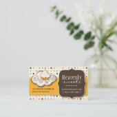 Fun en Whimsical Cupcake | Bakkerij-Visitekaartje Visitekaartje (Staand voorkant)