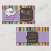 Fun en Whimsical Cupcake | Bakkerij-Visitekaartje Visitekaartje (Voorkant / Achterkant)