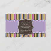 Fun en Whimsical Cupcake | Bakkerij-Visitekaartje Visitekaartje (Achterkant)