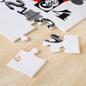 Fun en Whimsical Digits of Pi Sierkussen Legpuzzel (Zijkant)