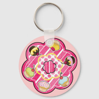 Fun- en whiskycupcakes sleutelhanger