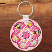 Fun- en whiskycupcakes sleutelhanger (Voorkant)