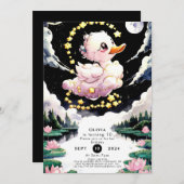 Fun Enchanted Duck Verjaardag Kaart (Voorkant / Achterkant)