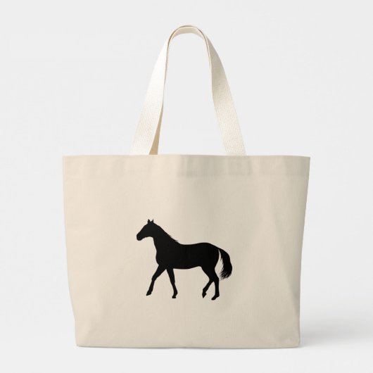 Fun Equestrian Horse Riding Stuff Name Grote Tote Bag (Achterkant)