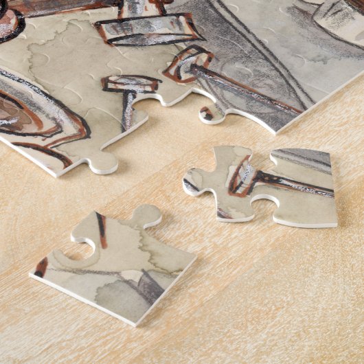 Fun Espresso Elves Puzzle Legpuzzel (Zijkant)