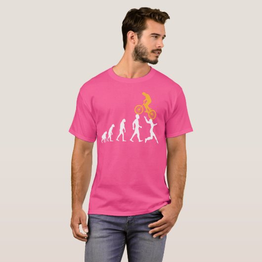 Fun Evolution BMX Fietser T-shirt (Voorkant volledig)