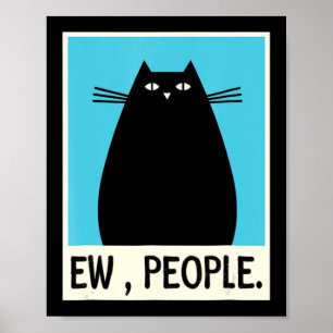 Fun Ew People cat Japans kat Kawaii Anime Poster