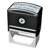 Fun "EXCEPTIONEEL!" Rubberstempel sorteren Zelfinktende Stempel (Product)