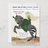 Fun Exotic Bridal Shower Invitations Kaart (Voorkant)