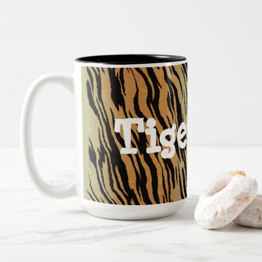 Fun Exotic Tiger brew mok (Met donut)