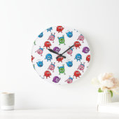 Fun_&_Expressive_Circle_Characters_Seamless_Patter Grote Klok (Huis)