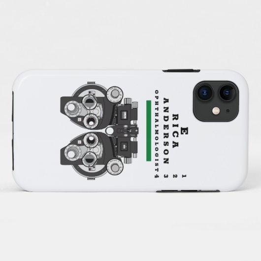Fun Eye Care Professional Phoropter Case-Mate iPhone Case (Achterkant (horizontaal))