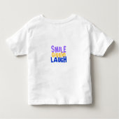 Fun-faces en -graphics voor geblonde meisjes kinder shirts (Achterkant)
