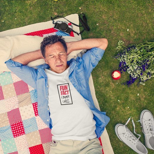 Fun fact I don't care T-shirt