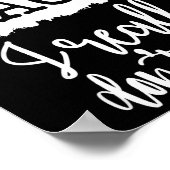 Fun Fact I Really Don’t Care, Sarcastic Quotes Fun Poster (Hoek)