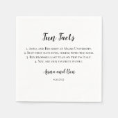 Fun Fact Napkin Servet (Voorkant)